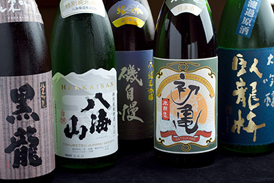 お出しする酒類の例画像